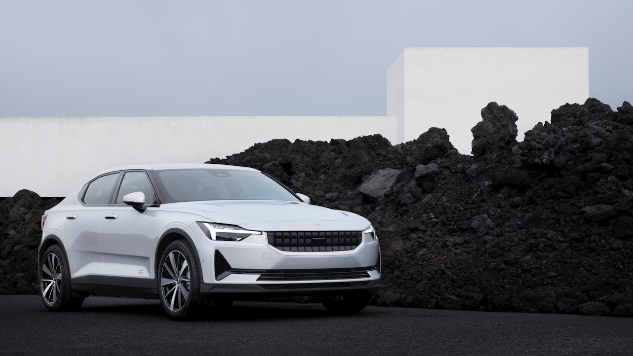 De volledig elektrische Polestar 2.