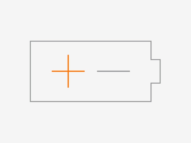 Graphic illustration of battery