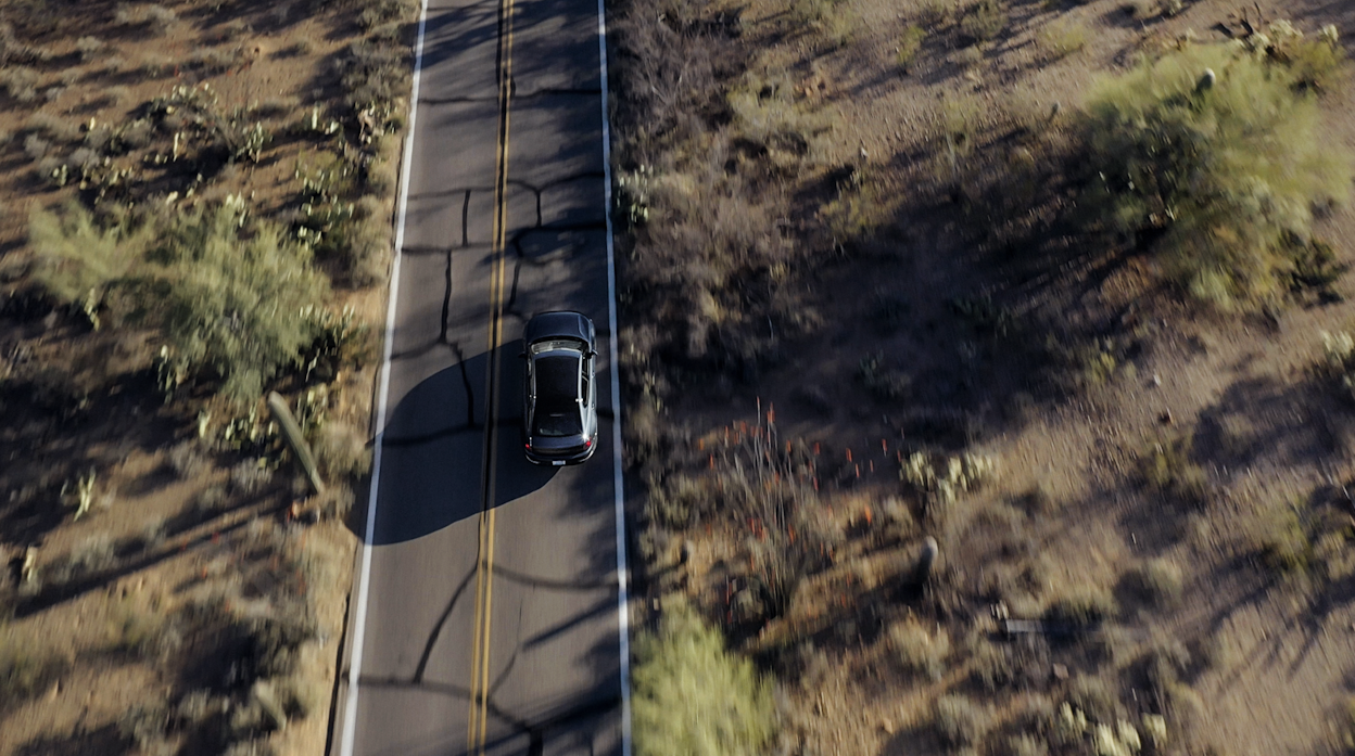 Polestar 2 from above.