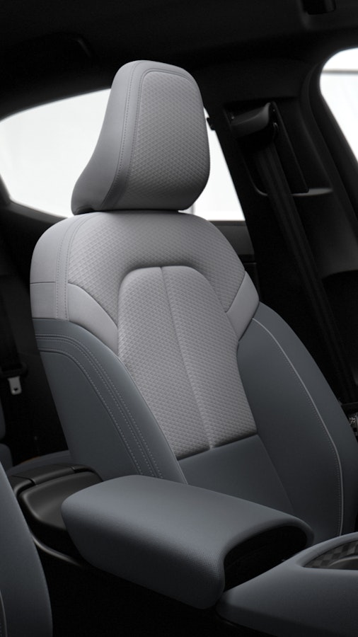 Two tone grey sets inside the Polestar 2.