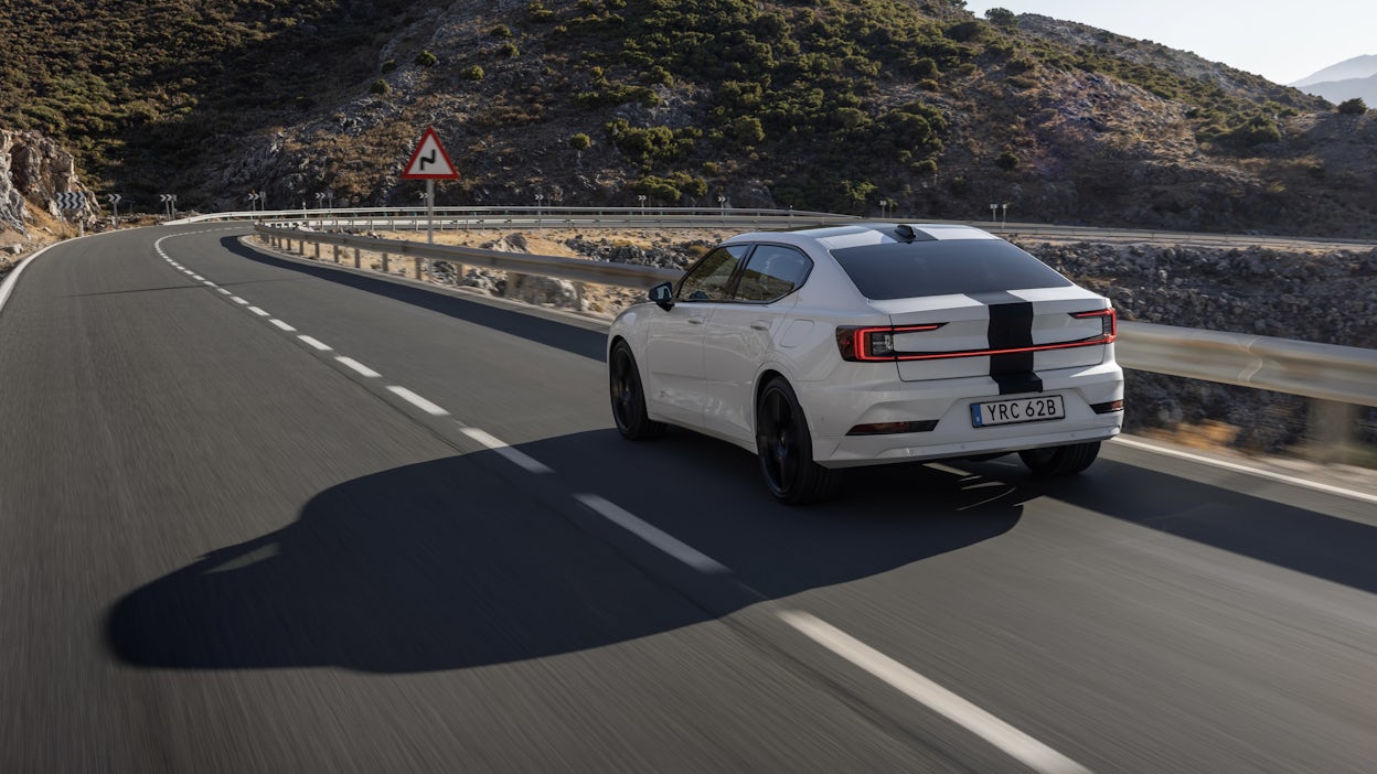 Polestar 2 BST edition 270 on the A-397