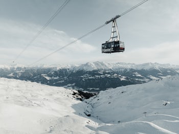 Swiss ski resort Laax.