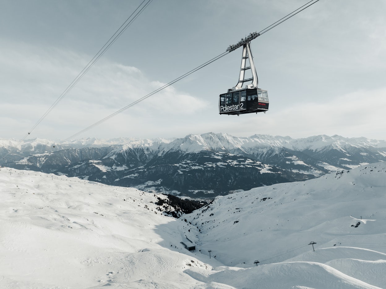 Swiss ski resort Laax.