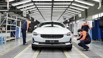 De Polestar 2 in productie