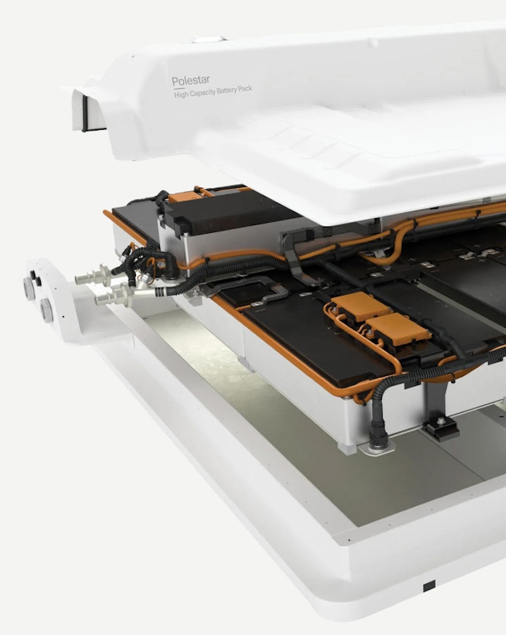 Polestar batterypack dissasembled