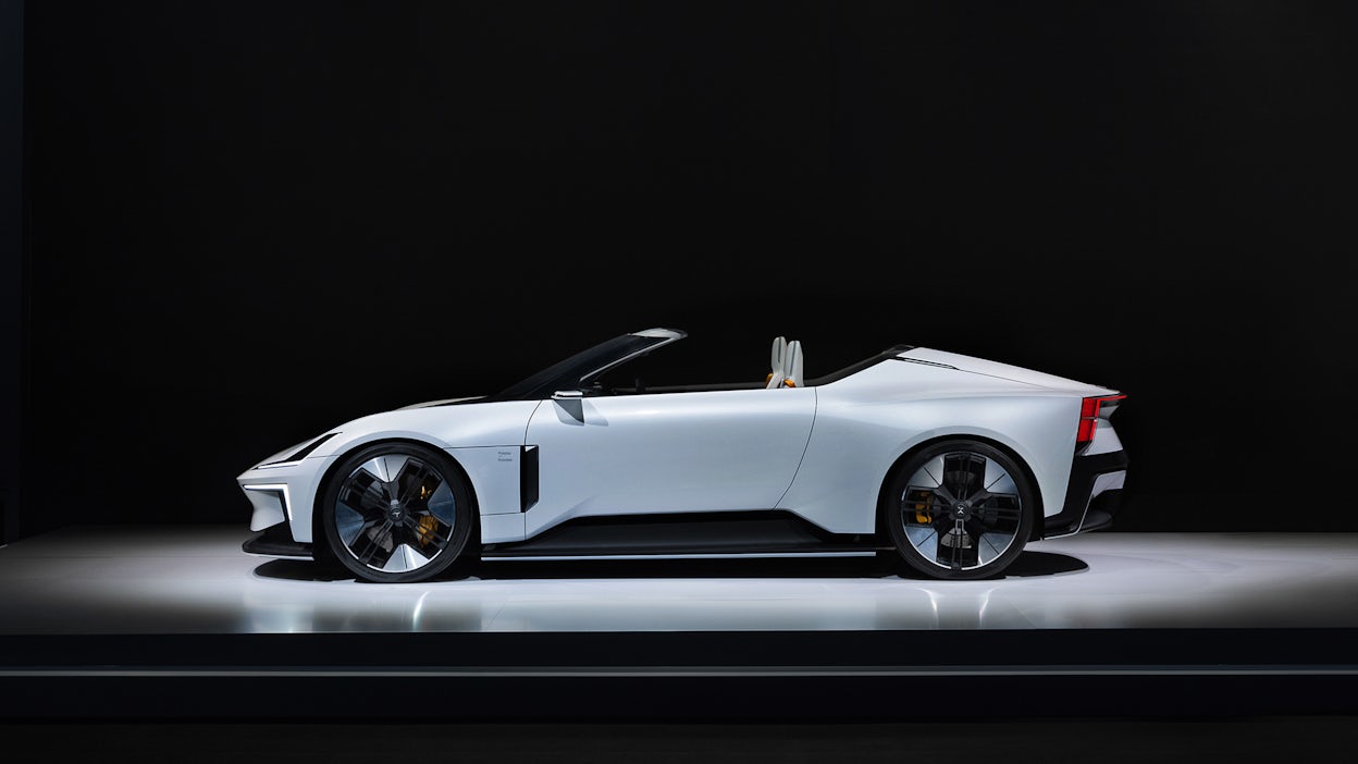 Polestar Roadster concept in Abu Dhabi.