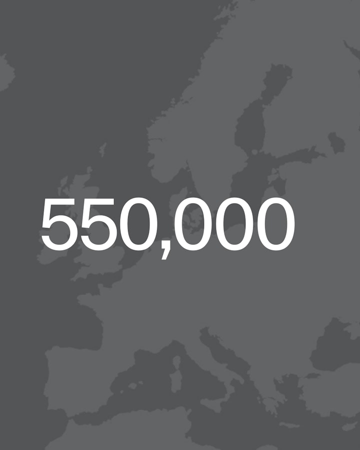 Number of charging stations in Europe