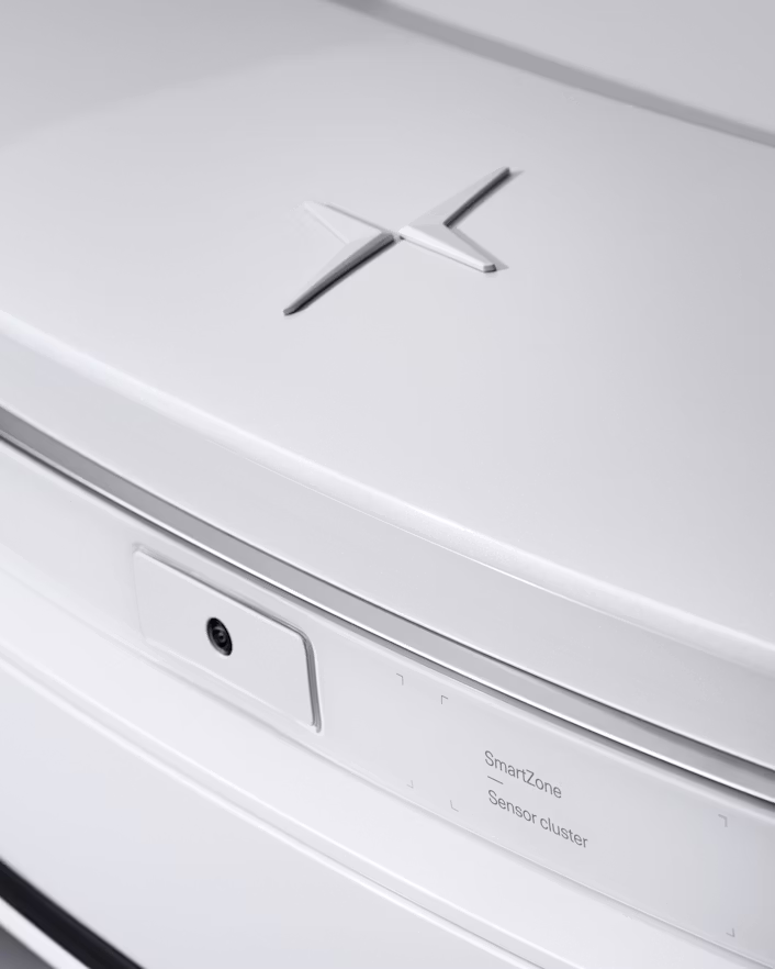 Close-up of Polestar 3 SmartZone.