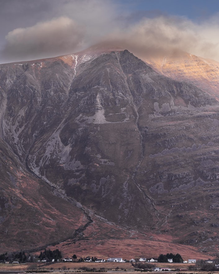 Rugged mountains of west Scotland.