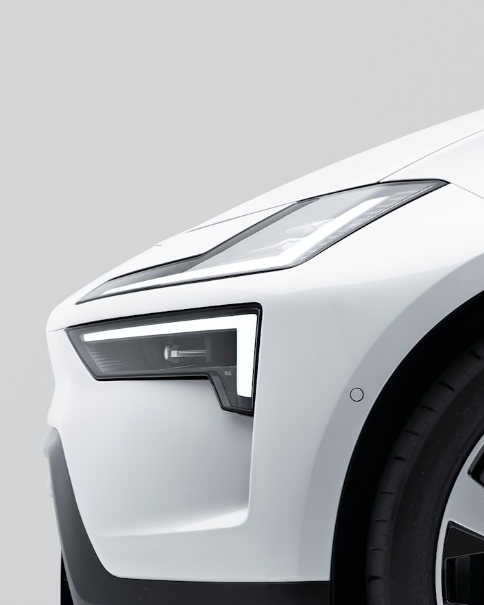 Front end of Polestar 4.