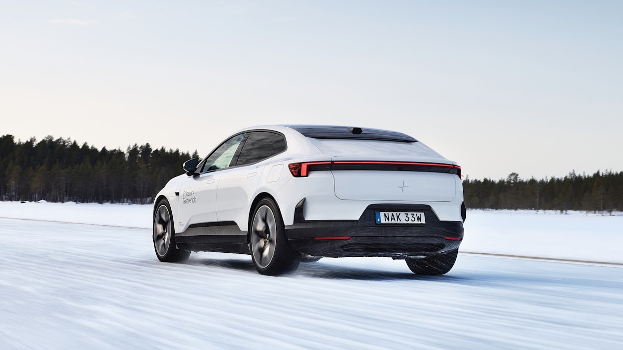 Polestar 4 from behind