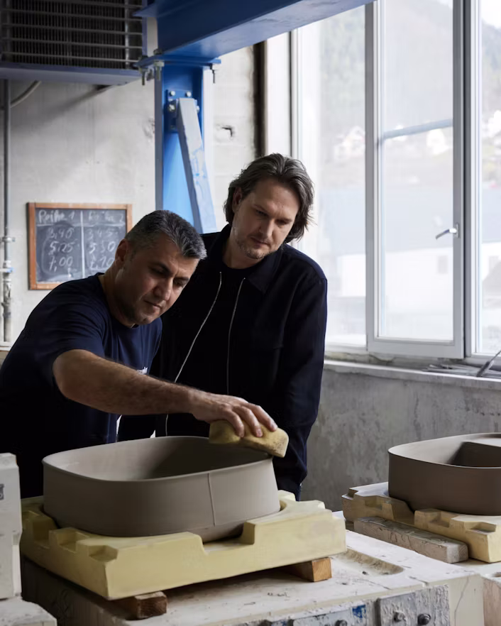 Sebastian Herkner watches fellow designers