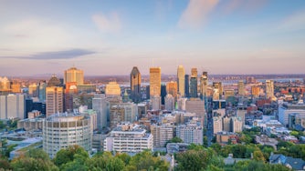 Montreal skyscrapers.