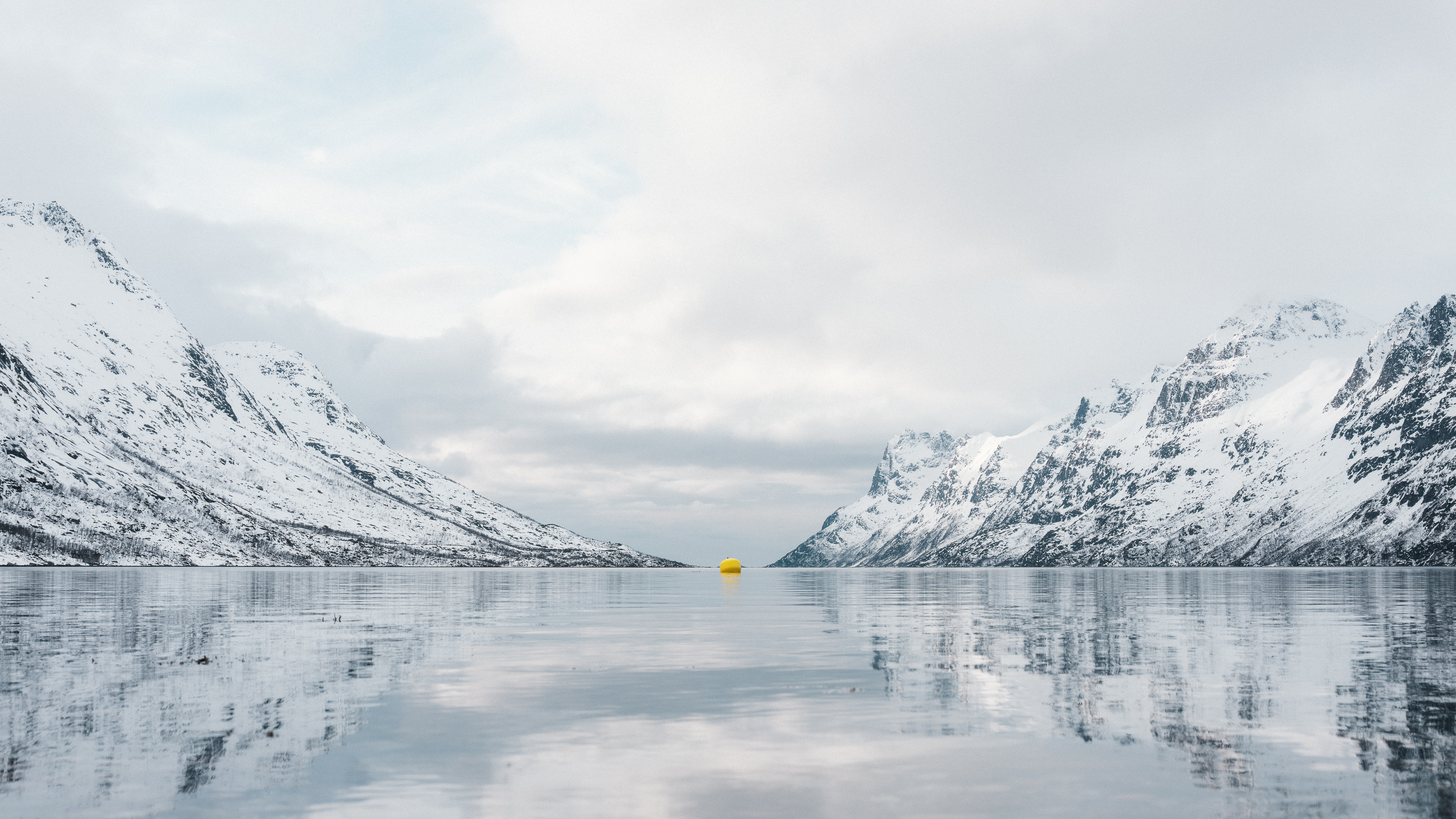 Norwegian fjord in daytime