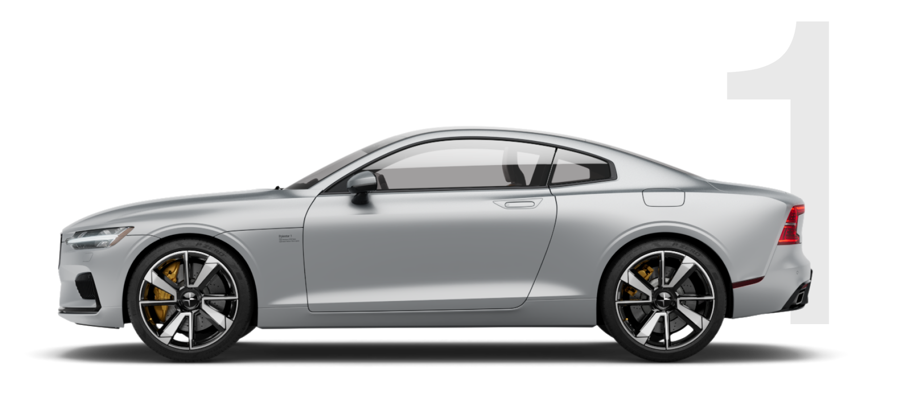 Polestar 1 from the side.