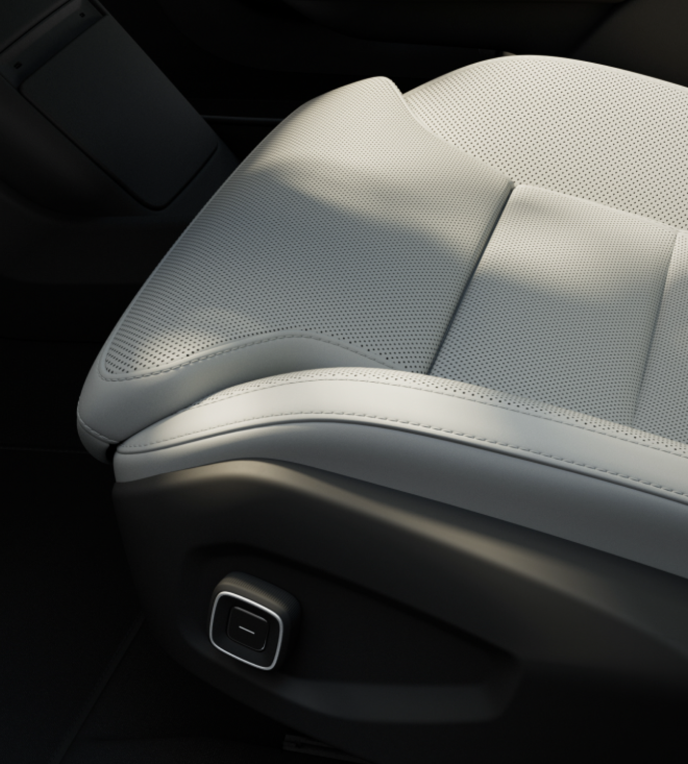 Polestar 3’s seats adjusting to set positions, displaying the driver profile functionality.