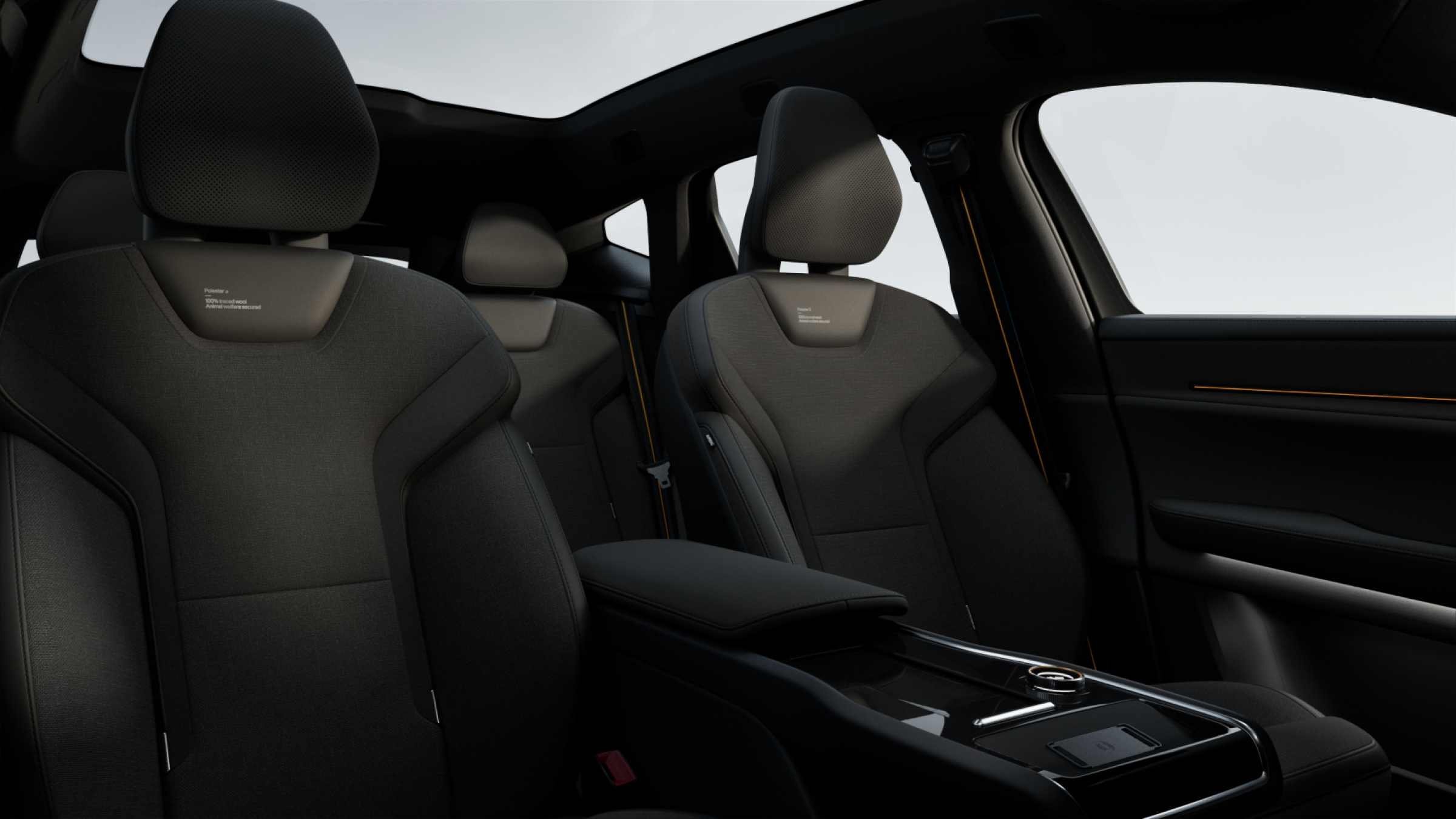 Charcoal wool and Aluminium deco theme