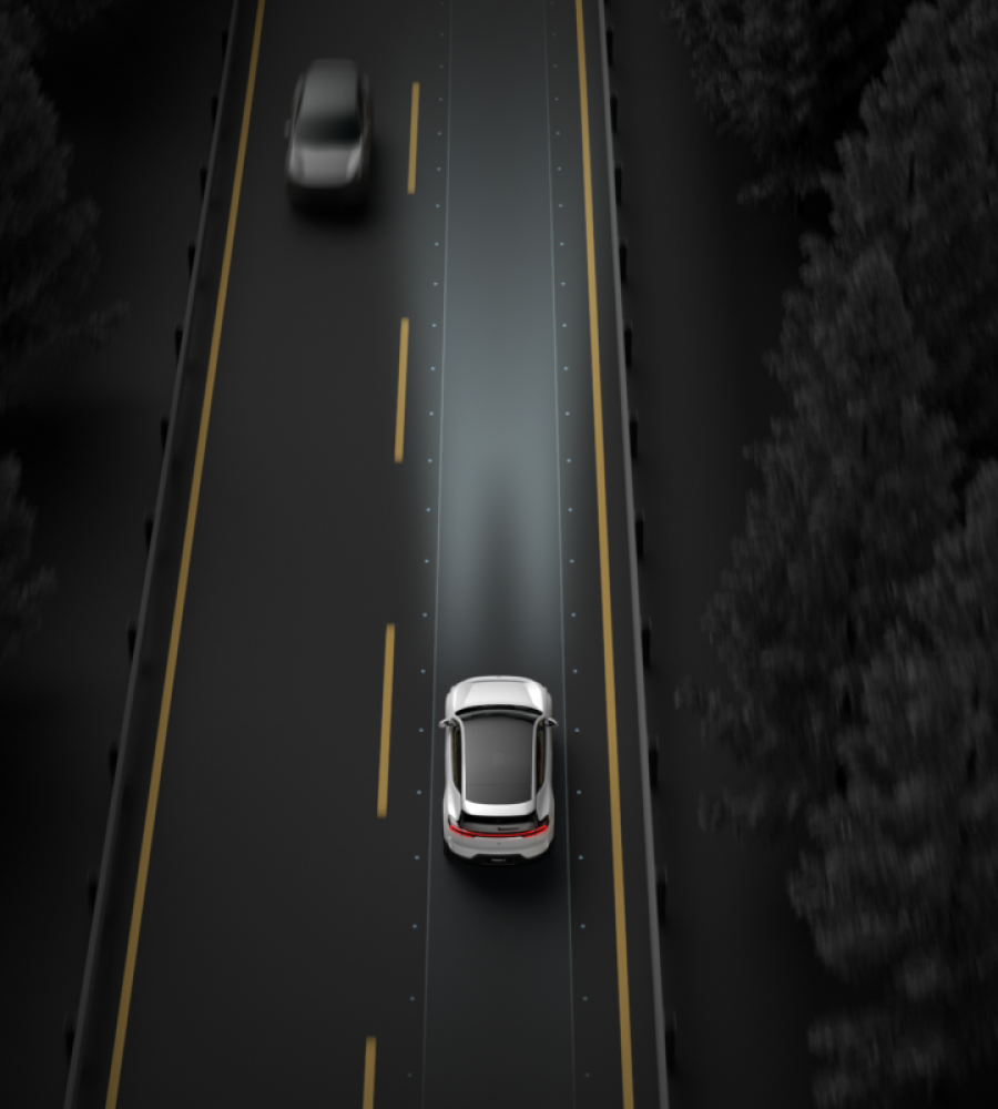 Polestar 3’s Active High Beam system.