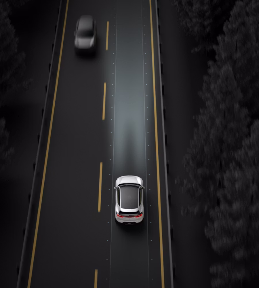 Polestar 3’s Active High Beam system.