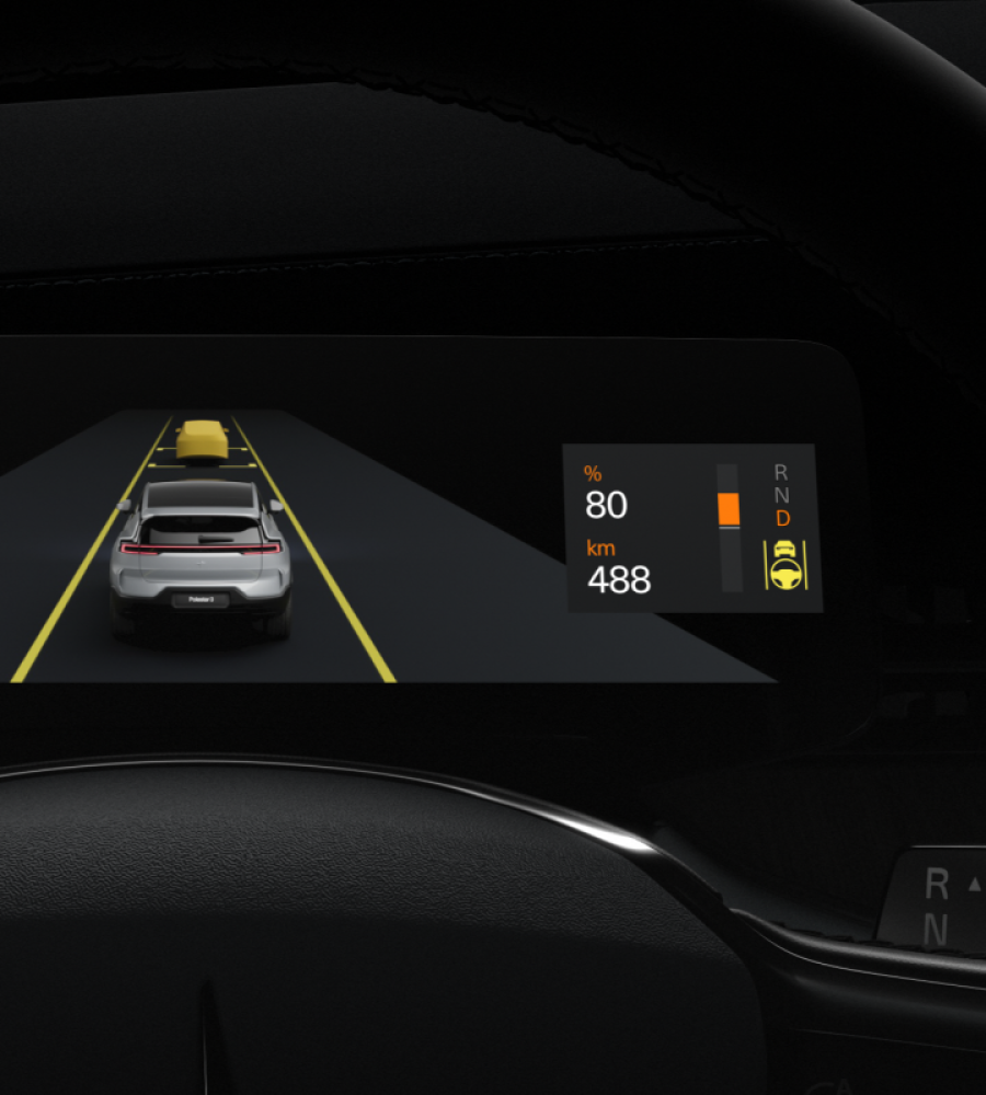 Polestar 3 lane change assist