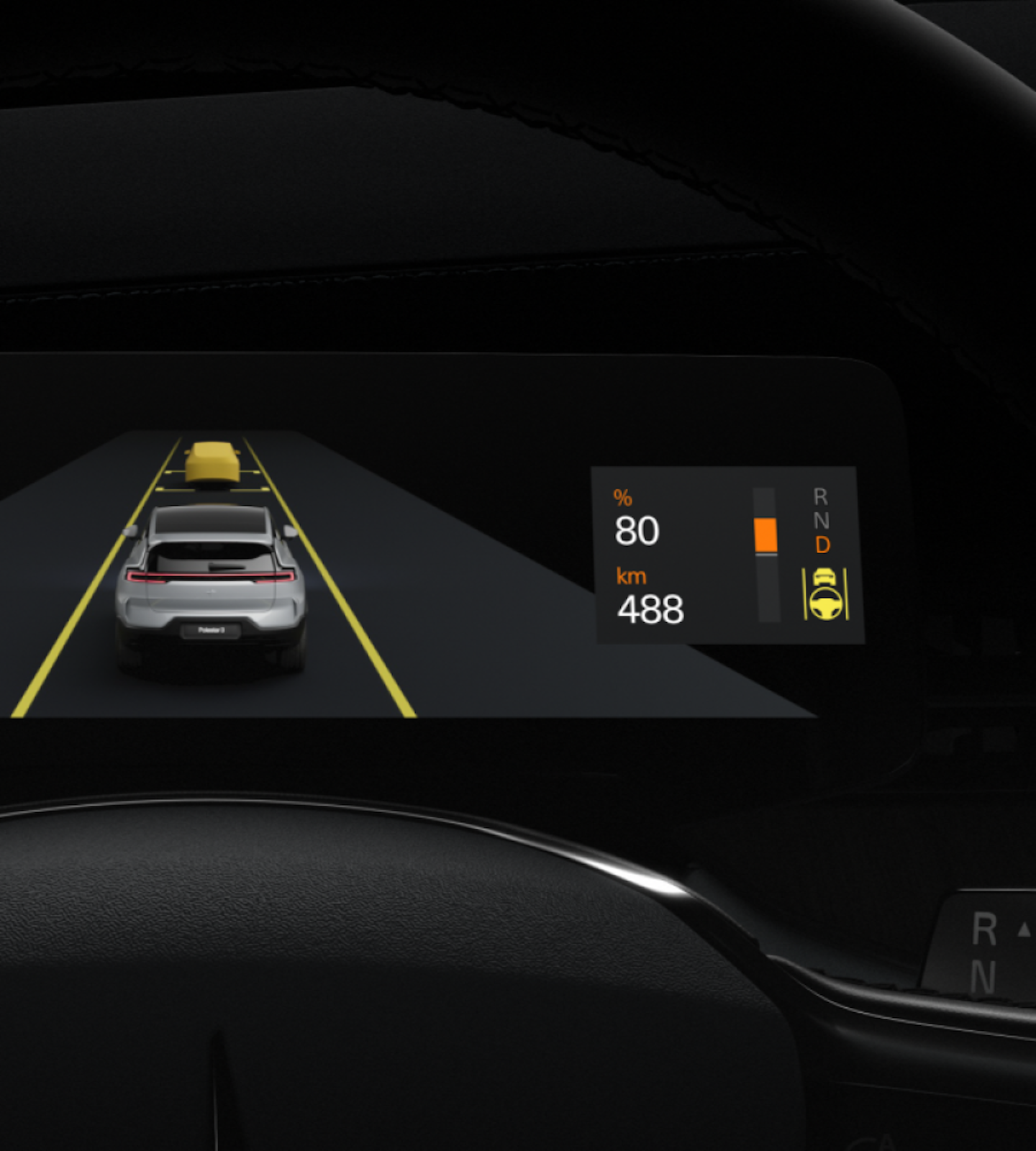 Polestar 3 lane change assist