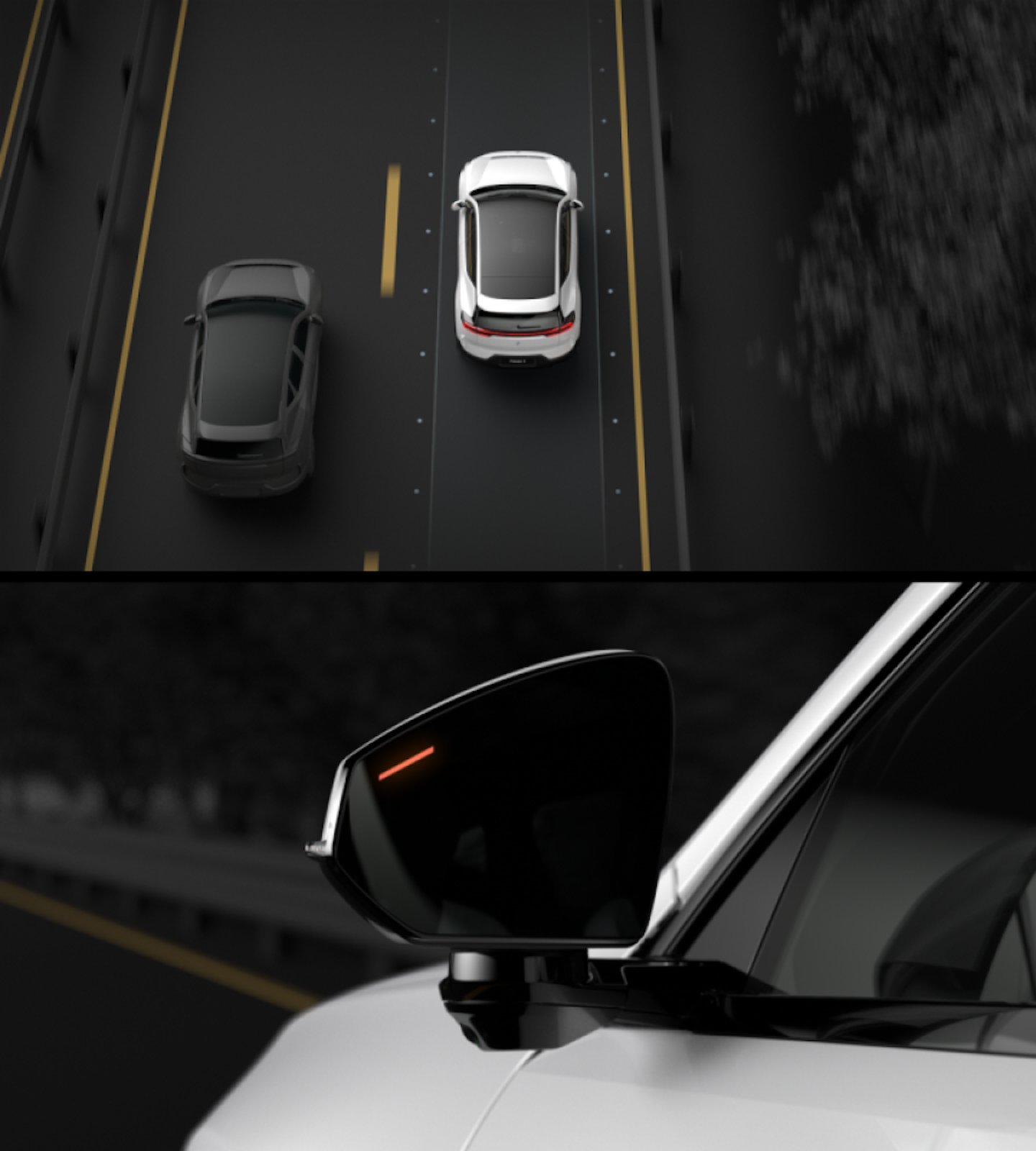 Polestar 3’s Blind Spot Information System.