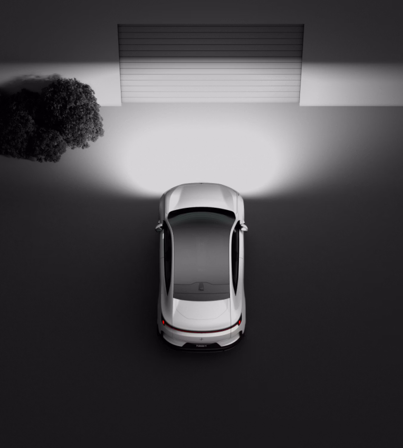 Polestar 4 coupé Home Safe Lights