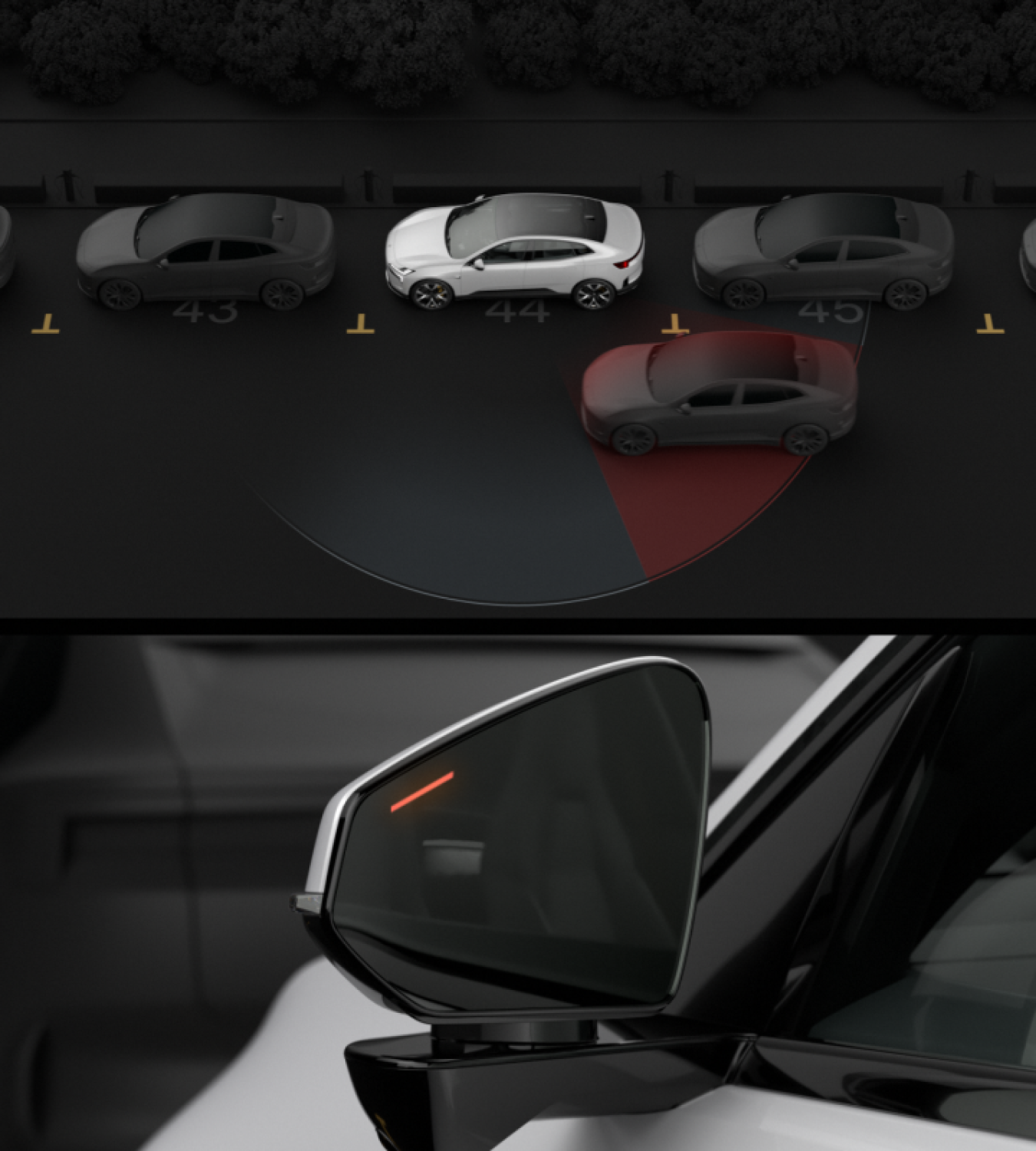 Polestar 4 coupé warns occupants with Exit Assist