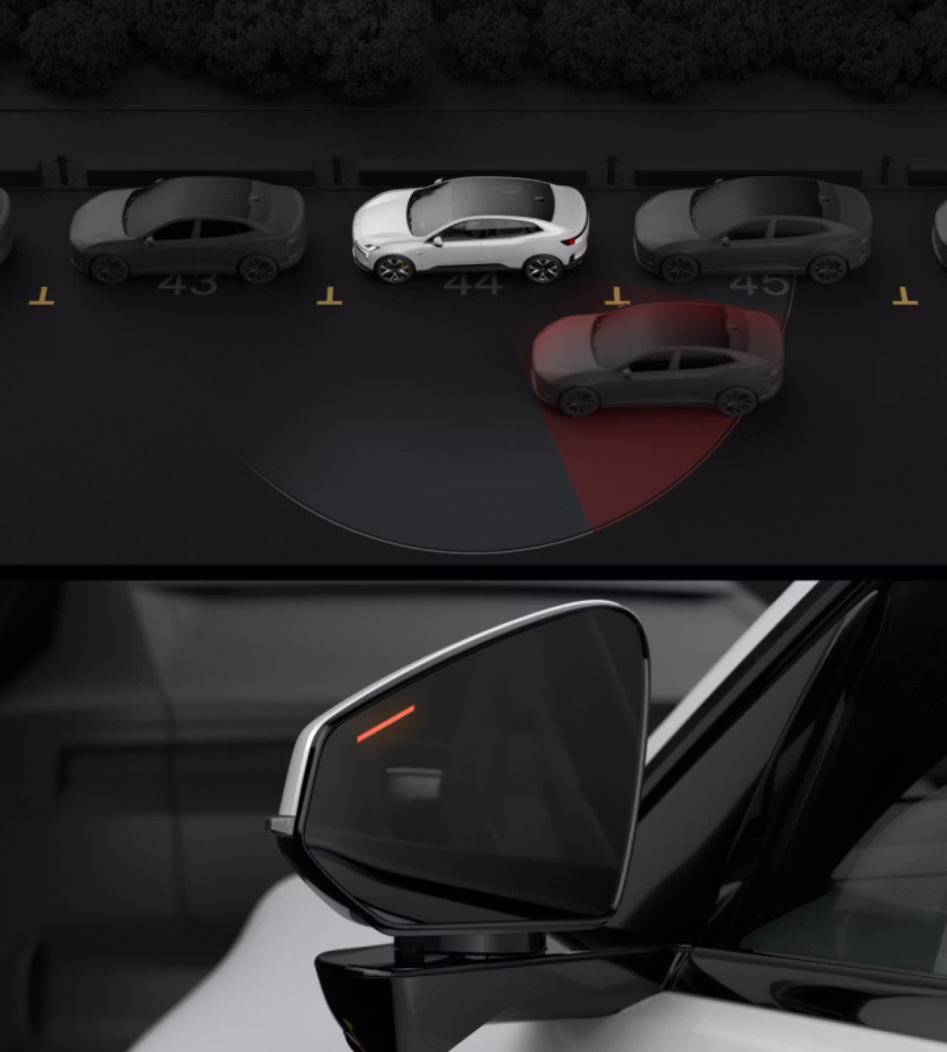 Polestar 4 coupé warns occupants with Exit Assist