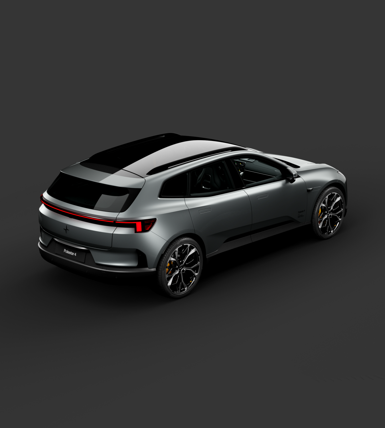 Polestar 4 SUV shown from the rear three-quarter view
