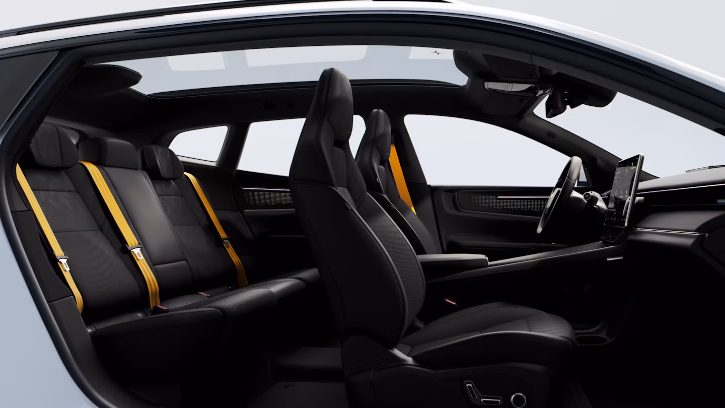 Polestar 4 SUV's interior cabin space