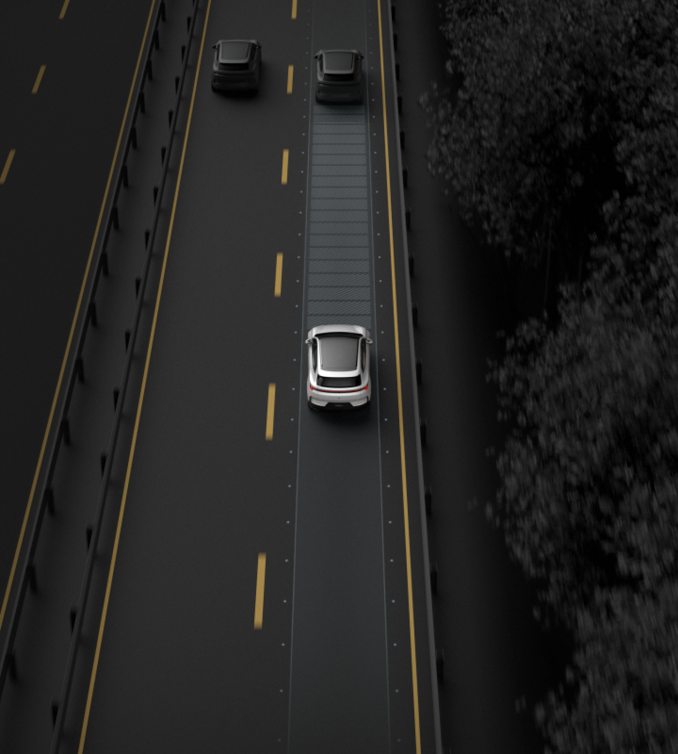Polestar 4 SUV keeps a safe distance with Adaptive Cruise Control