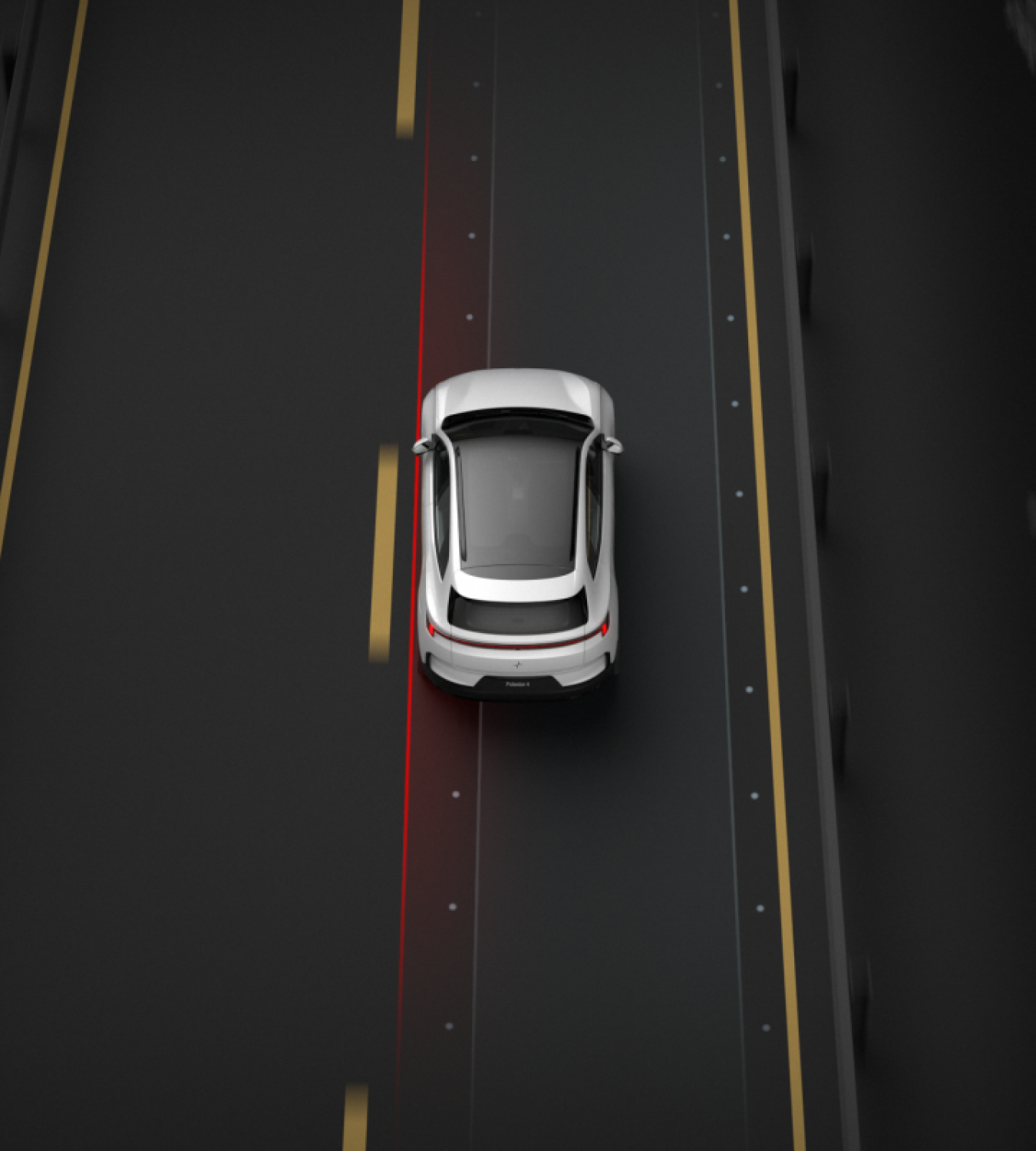 Polestar 4 SUV stays centred with Lane Keeping Aid