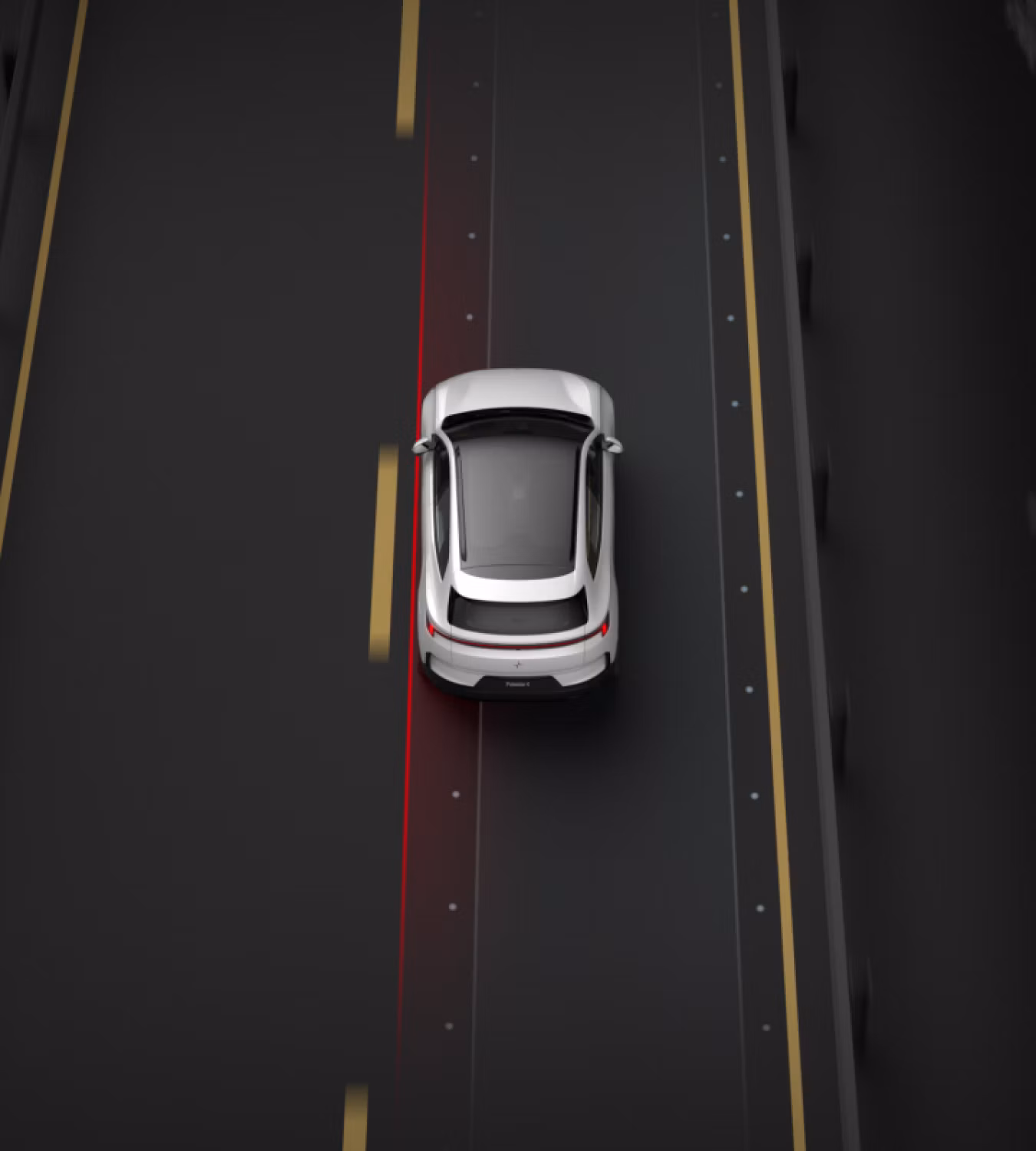 Polestar 4 SUV stays centred with Lane Keeping Aid
